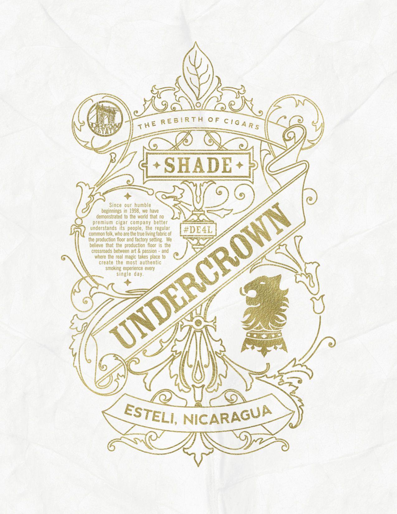 Undercrown Logo - Cigar News: Drew Estate Undercrown Shade
