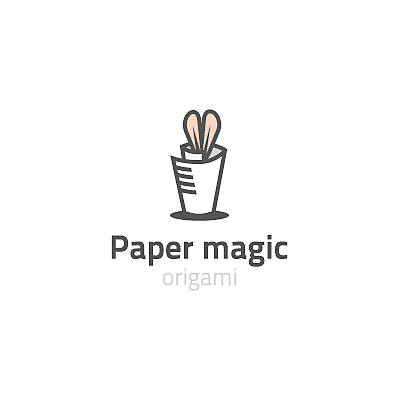 Paper Logo - Paper Magic | Logo Design Gallery Inspiration | LogoMix