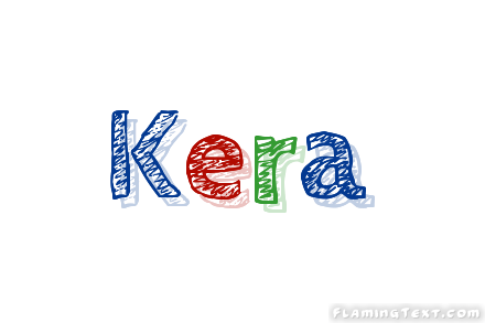 Kera Logo - Kera Logo. Free Name Design Tool from Flaming Text