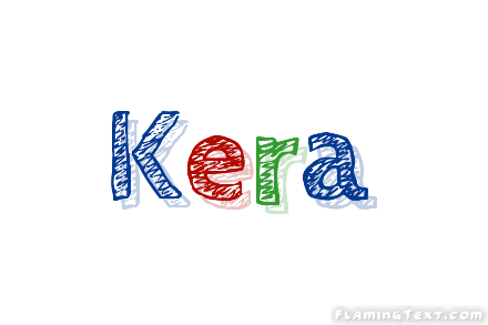 Kera Logo - Kera Logo | Free Name Design Tool from Flaming Text