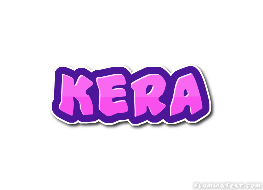 Kera Logo - Kera Logo | Free Name Design Tool from Flaming Text