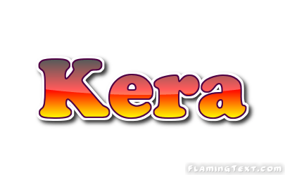 Kera Logo - Kera Logo | Free Name Design Tool from Flaming Text