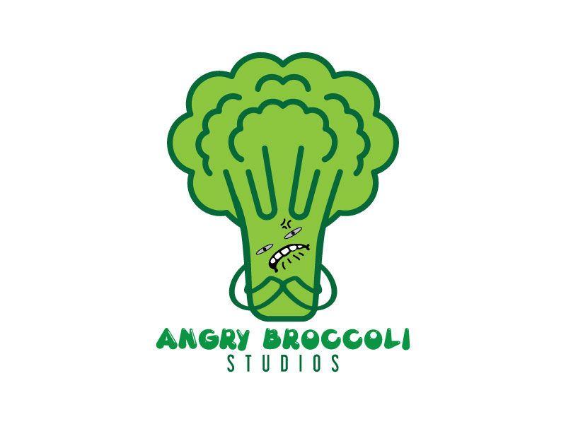 Brocollini Logo - Entry #4 by kaesahmedsohel for Design an angry broccoli logo ...