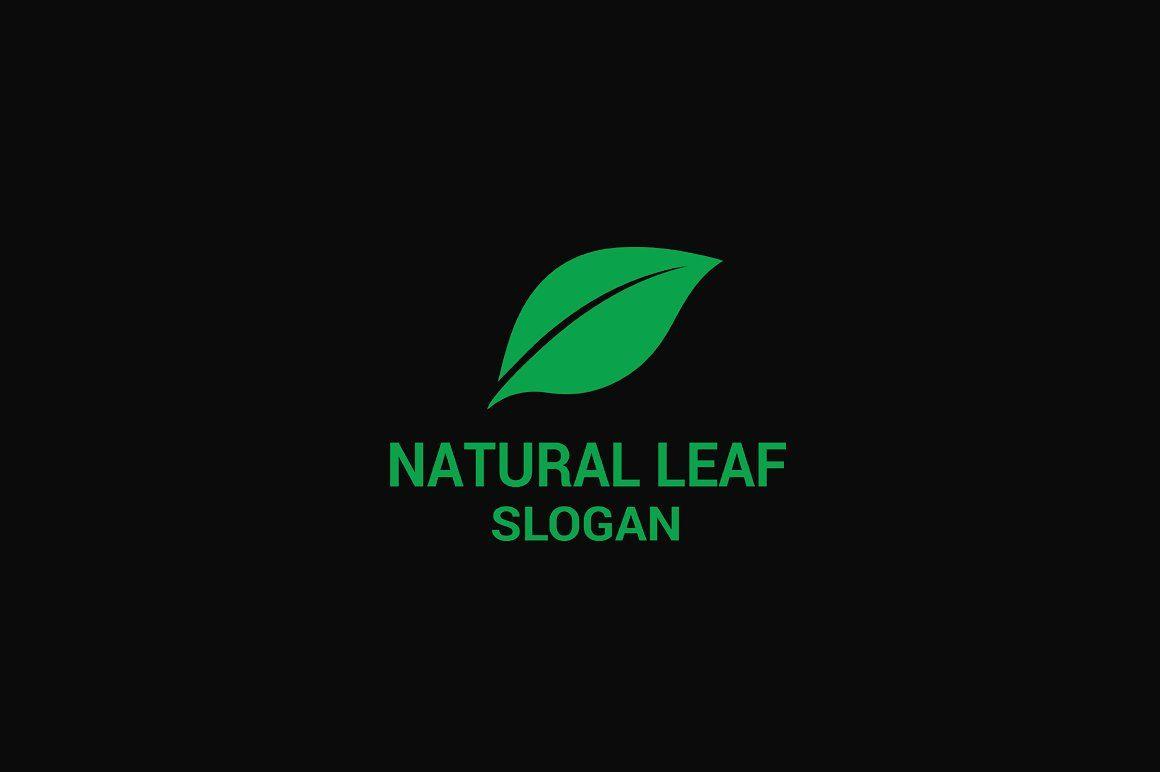 Leaf Logo - Natural Leaf Logo Logo Templates Creative Market