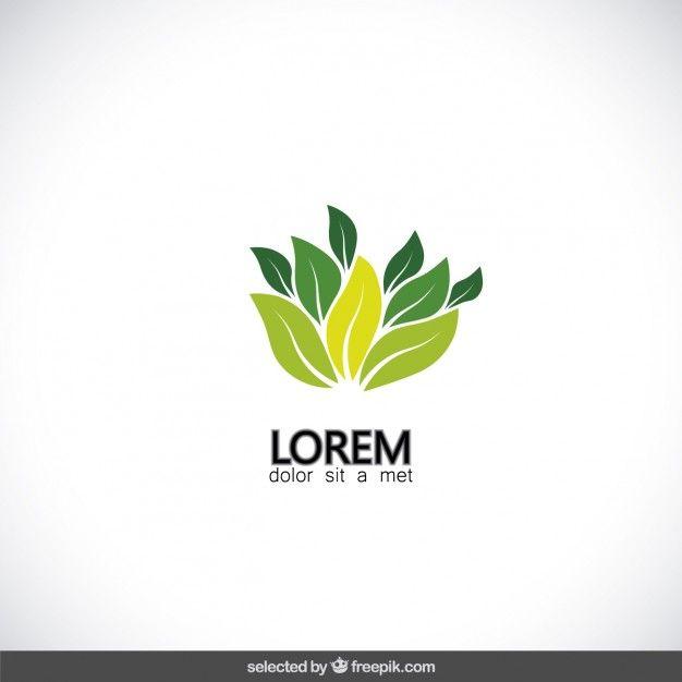 Yellow and Green Wavy Logo - Green leaves logo Vector | Free Download