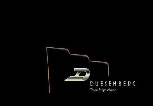 Duesenberg Logo - Three Steps Ahead
