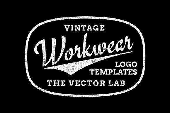 Workwear Logo - Vintage Workwear Logo Templates ~ Logo Templates ~ Creative Market