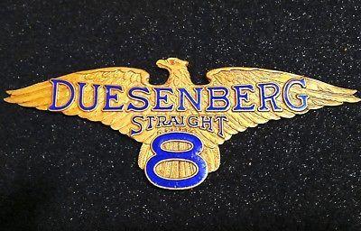 Duesenberg Logo - VINTAGE 1920'S DUESENBERG Automobile Hood Ornament Logo Emblem Badge ...