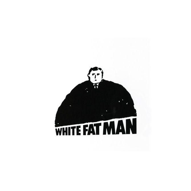 Fat Logo - White Fat Man Logo