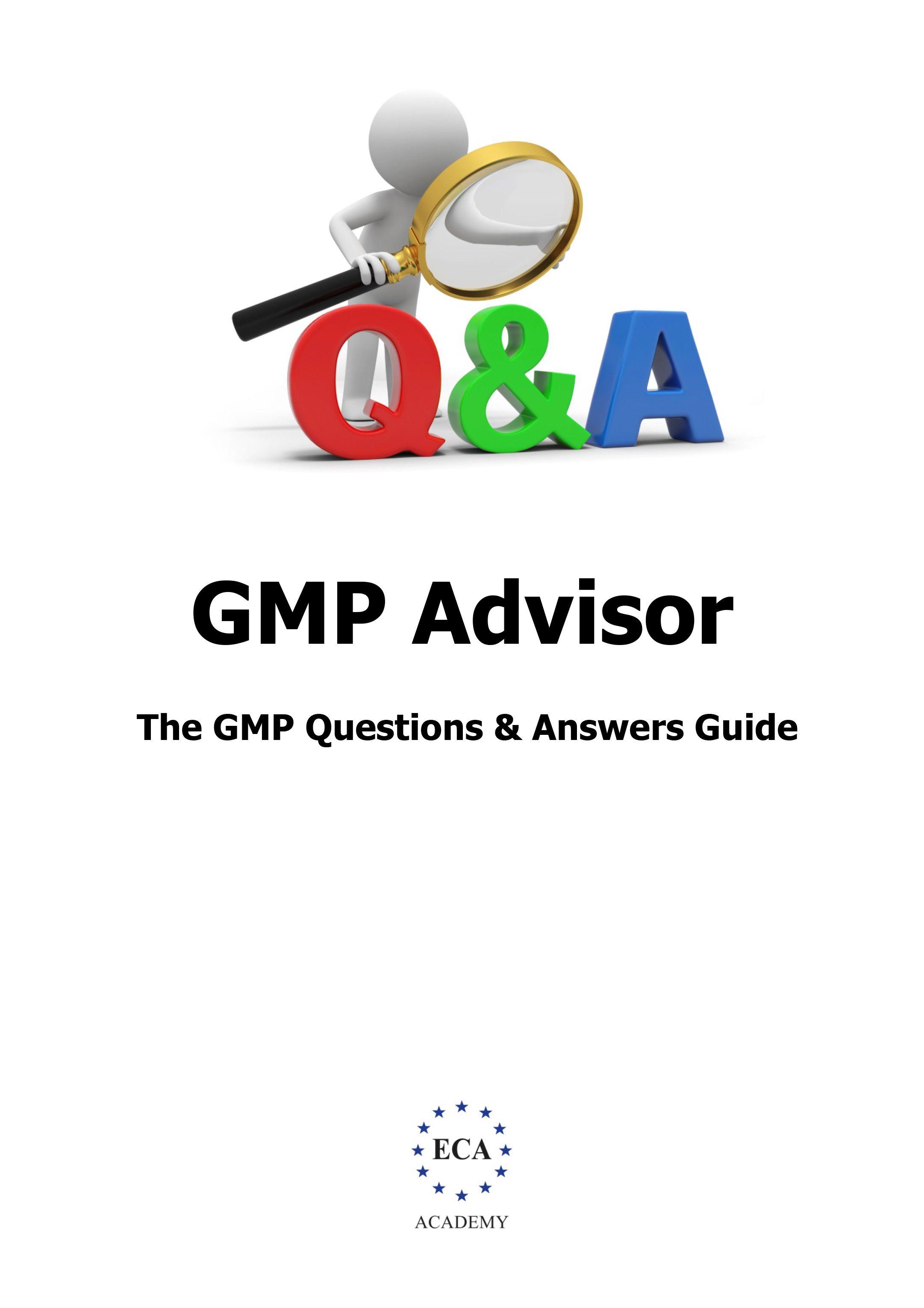 Q&As Logo - GMP Question and Answer Guide - ECA Academy