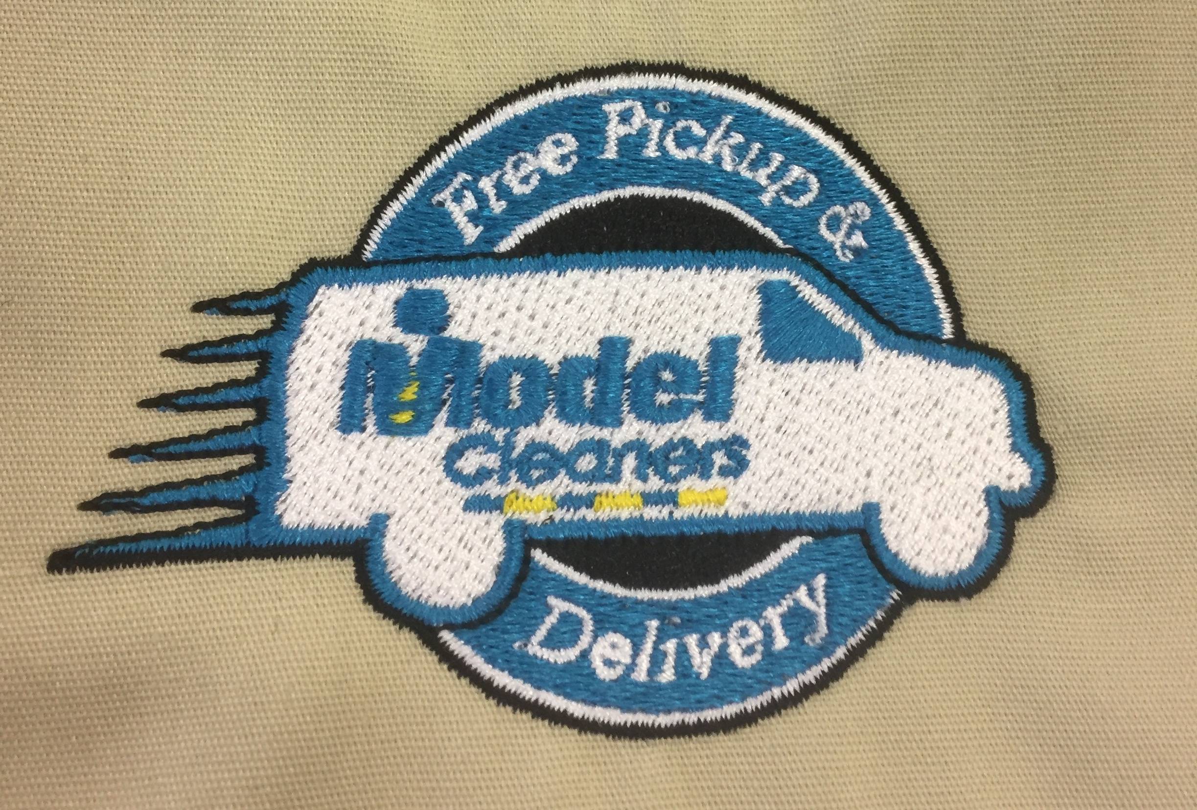 Embroidered Logo - Model Cleaners Embroidered Logo - Model Apparel