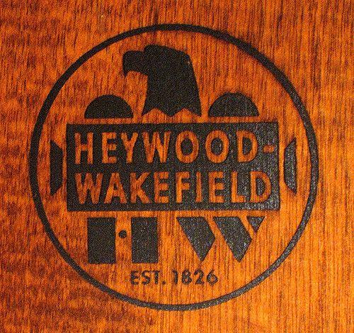Wakefield Logo - Heywood-Wakefield Logo | From the back of my end table. I've… | Flickr