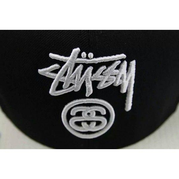 Embroidered Logo - NEW! Stussy Stock Embroidered Logo Snapback Cap| Buy Stussy Online