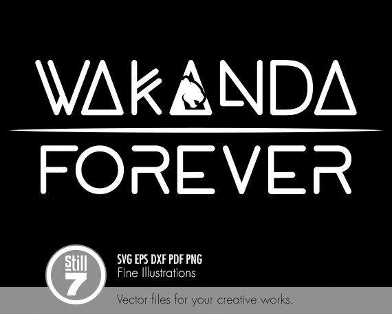 Wakanda Logo - Wakanda Forever Emblem 2 svg eps dxf pdf png | Etsy