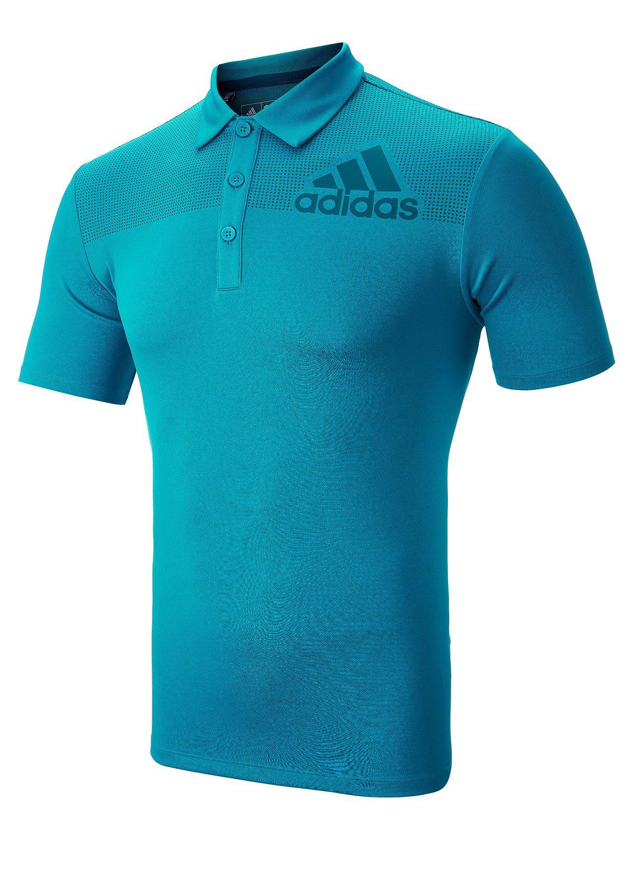 adidasGolf Logo - Golf Clothing Golf Big Logo Print Polo Shirt D582