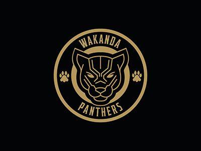 Wakanda Logo - Wakanda Panthers by Tortoiseshell Black | Dribbble | Dribbble