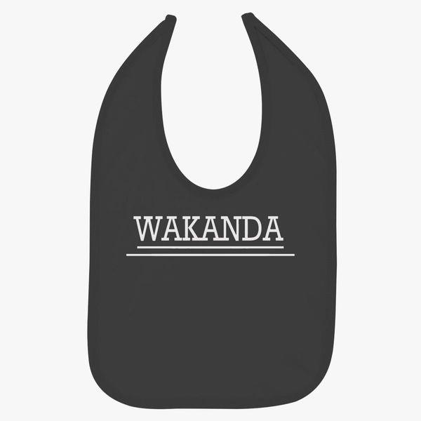 Wakanda Logo - wakanda logo Baby Bib | Kidozi.com