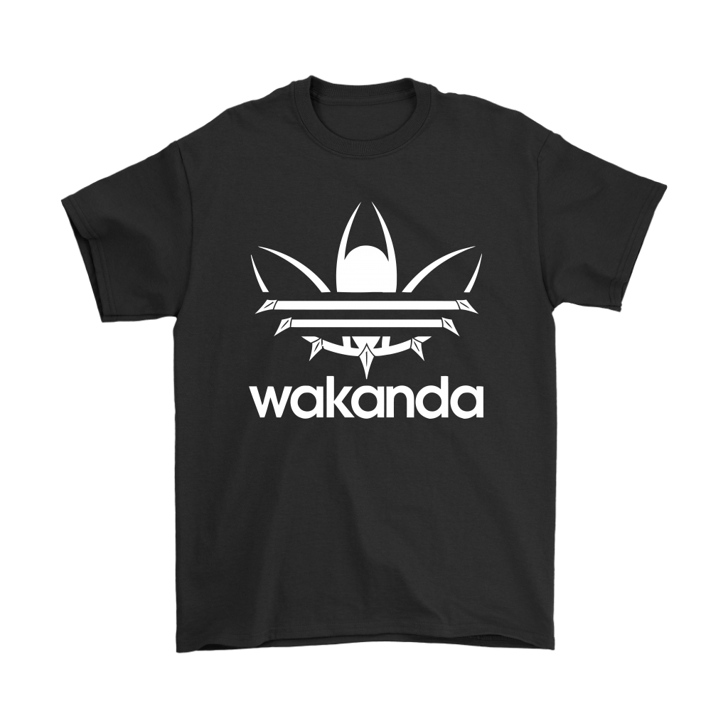 Wakanda Logo - Wakanda Black Panther And Adidas Logo Mashup Shirts