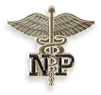 Aprn Logo - Amazon.com: NP Nurse Practitioner Emblem Pin Caduceus (10 Pins): Jewelry
