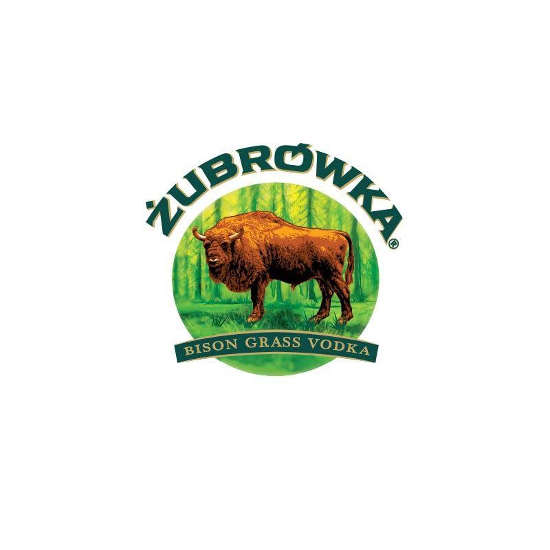 Zubrowka Logo - Shirt Zubrowka Bison Grass vodka white