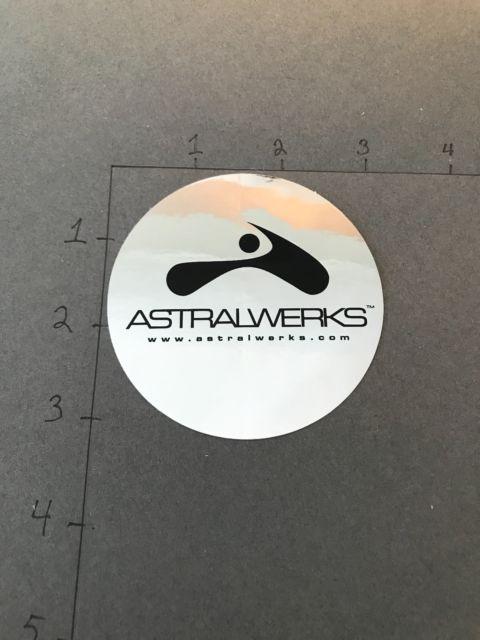 Astralwerks Logo - Astralwerks Record Label Logo RARE promo sticker VINTAGE ORIGINAL ...