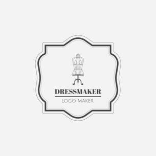 Seamstress Logo - Placeit - Dressmaker Logo Design Template