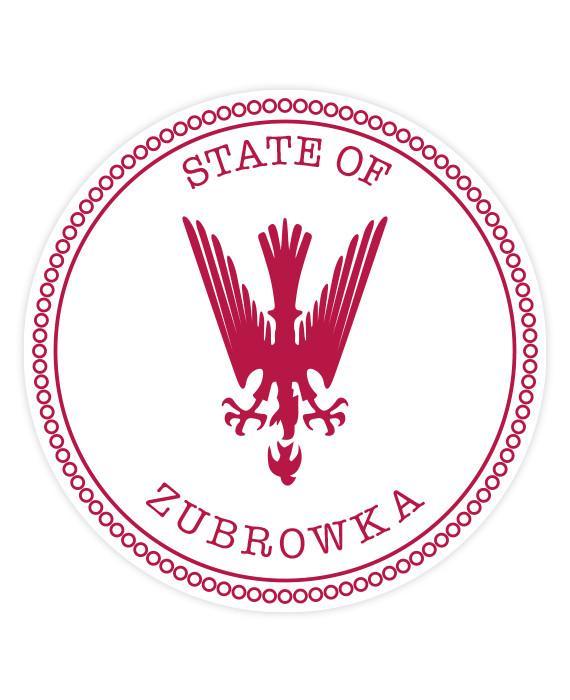 Zubrowka Logo - State of Zubrowka sticker | The Grand Budapest Hotel - bestplayever