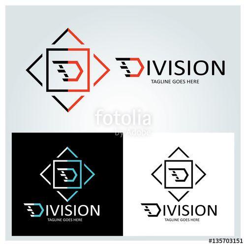 Division Logo - Division logo design template, Letter D logo, Vector illustration ...
