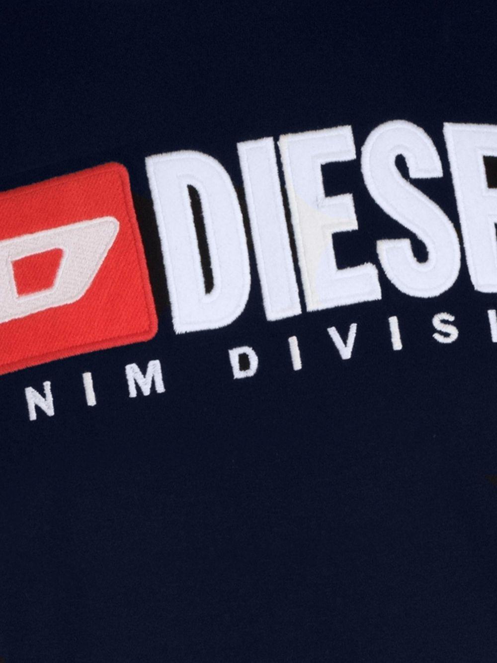 Division Logo - Diesel Navy Logo T-Shirt | Designerwear
