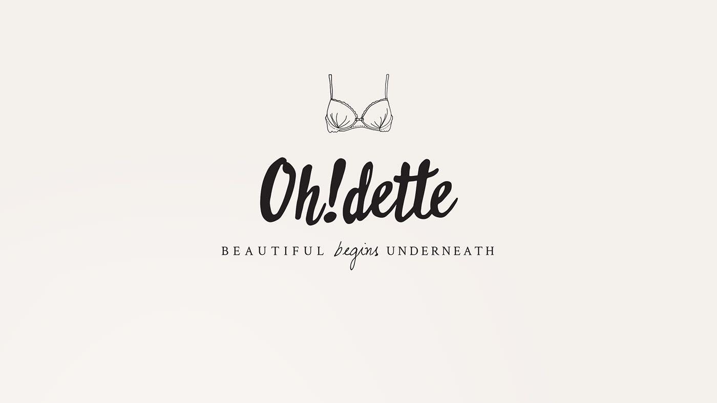 Lingerie Logo - Oh!dette Lingerie | Logo Design & Brand Identity on Behance