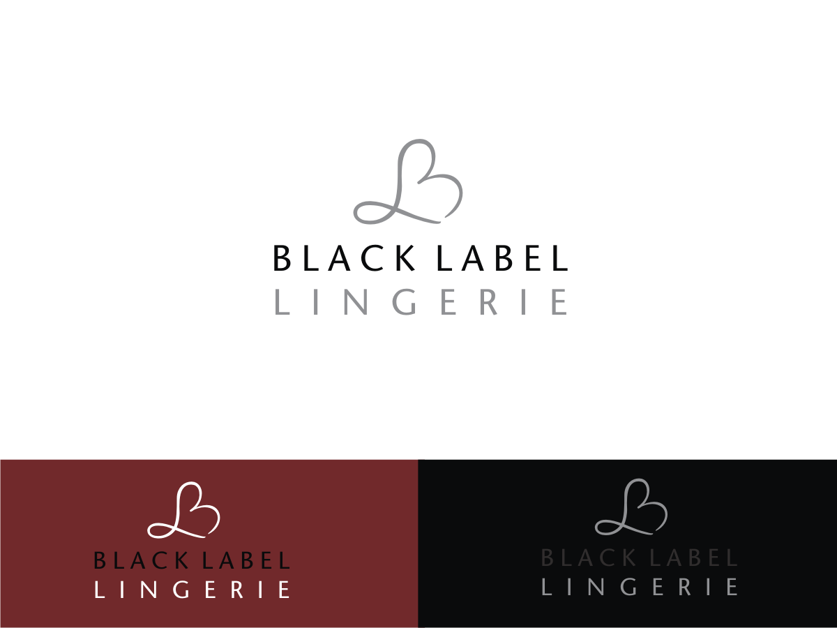 Lingerie Logo - Conservative, Upmarket, Lingerie Logo Design for Black Label