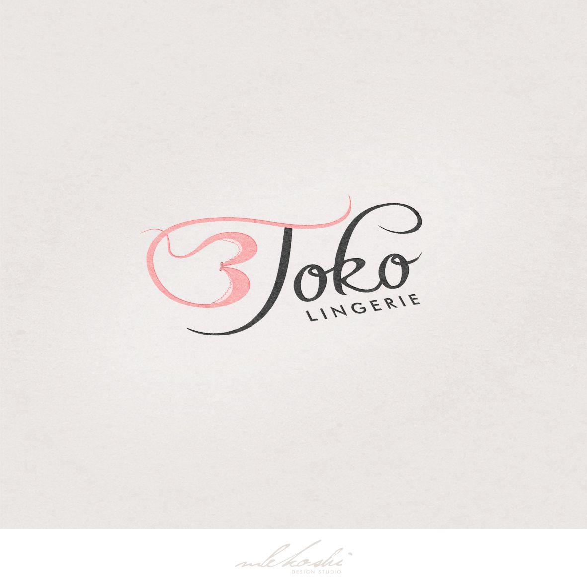 Lingerie Logo - Chic and cute logo design created for lingerie company - 3Toko ...