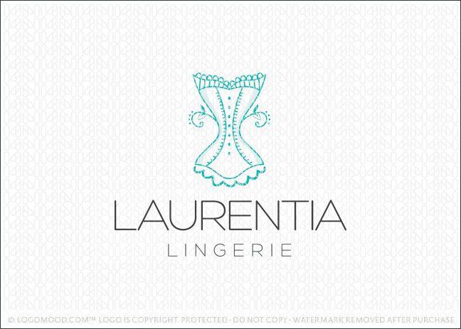 Lingerie Logo - Readymade Logos for Sale Corset Lingerie | Readymade Logos for Sale