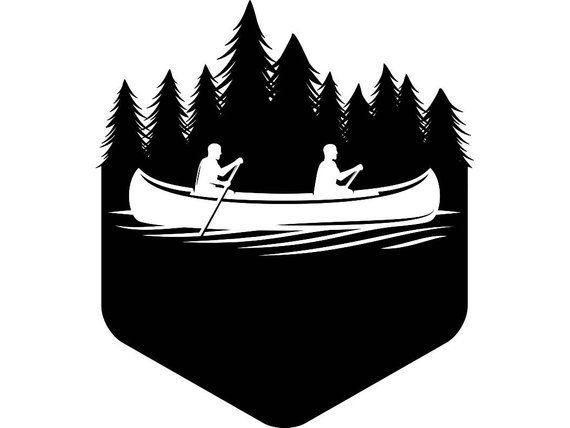 Canoe Logo - Kayak Logo 10 Kayaking Canoe Whitewater River Rafting Ore Row | Etsy
