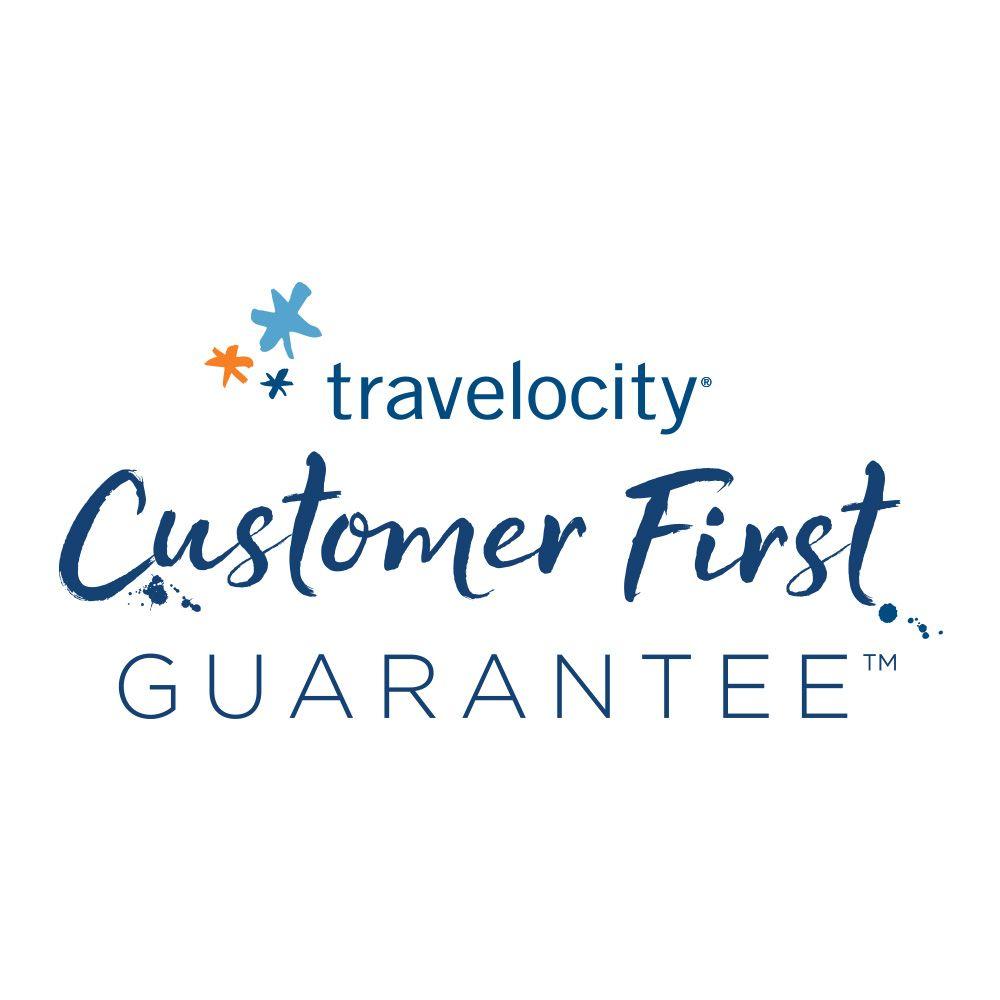 Travelosity Logo - Customer First Guarantee Logo Design - Amelia Leicht