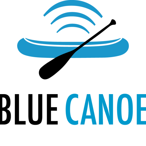 Canoe Logo - Blue Canoe