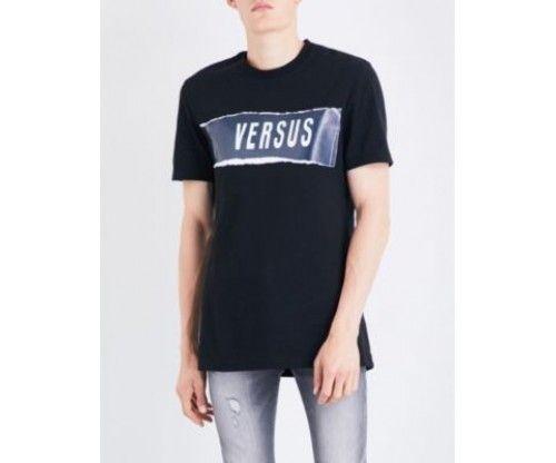 Zayn Logo - VERSACE VERSUS printed t shirts versus x zayn logo-print cotton ...
