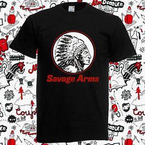 Savage Gun Logo - New Savage Arms Firearms Gun Logo Men's Black T Shirt Size S To 3XL