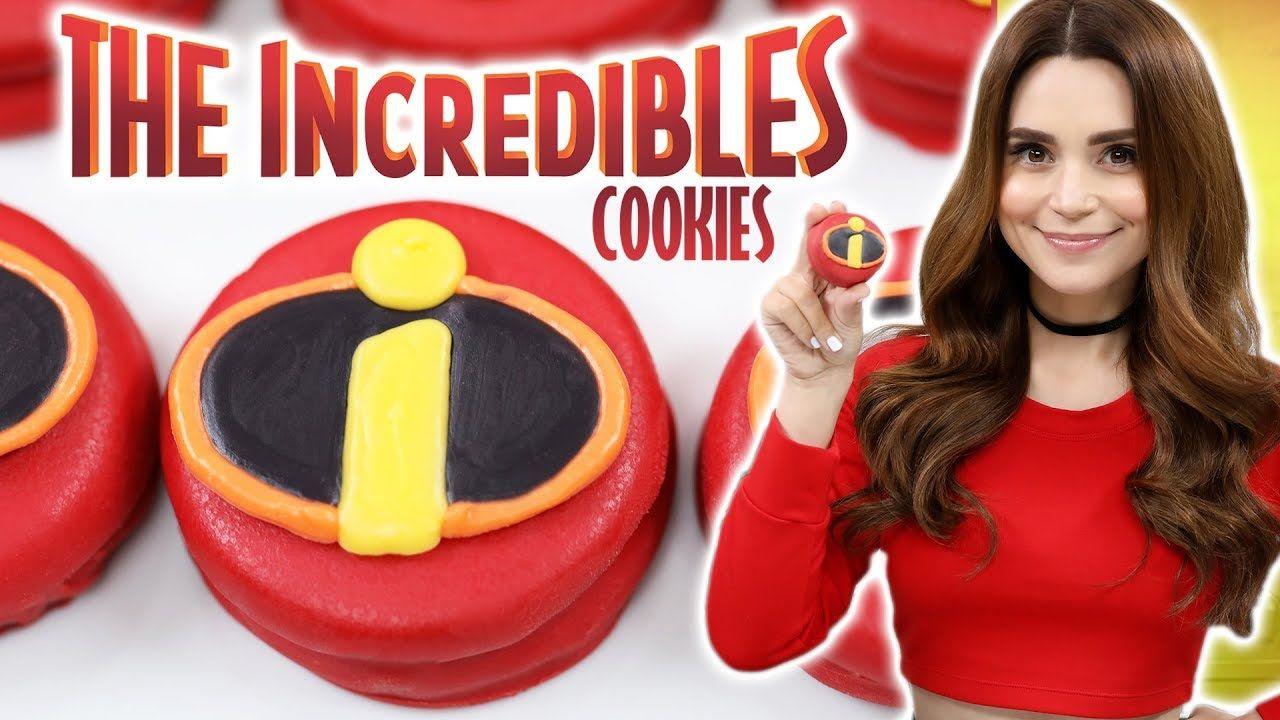 RosannaPansino Logo - THE INCREDIBLES 2 LOGO COOKIES - NERDY NUMMIES - YouTube