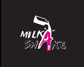 Milkshake Logo - Milkshake Designed