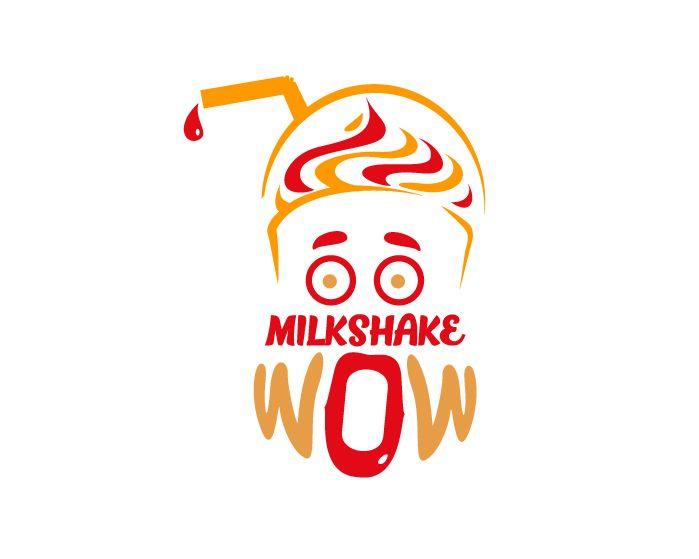 Milkshake Logo - Gallery. Desain Logo Untuk Milkshake Wow