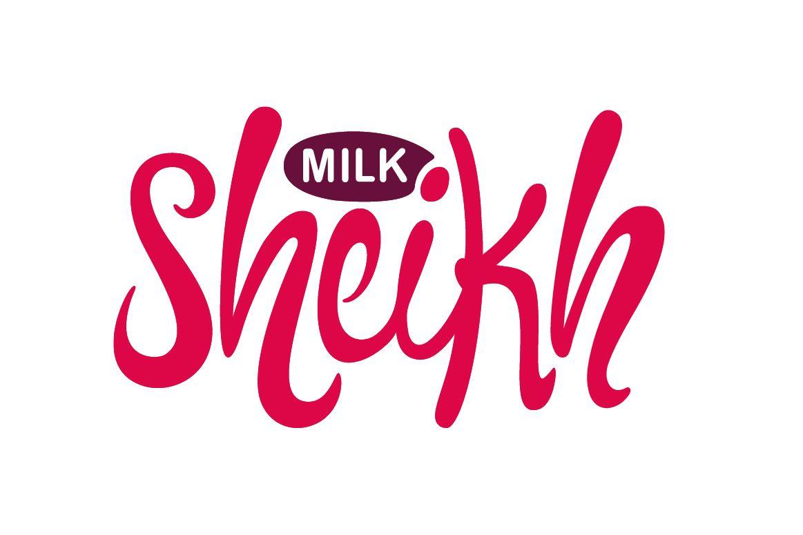 Milkshake Logo - Logo design for MilkSheikh by Spritz Creative #milkshake #icecream