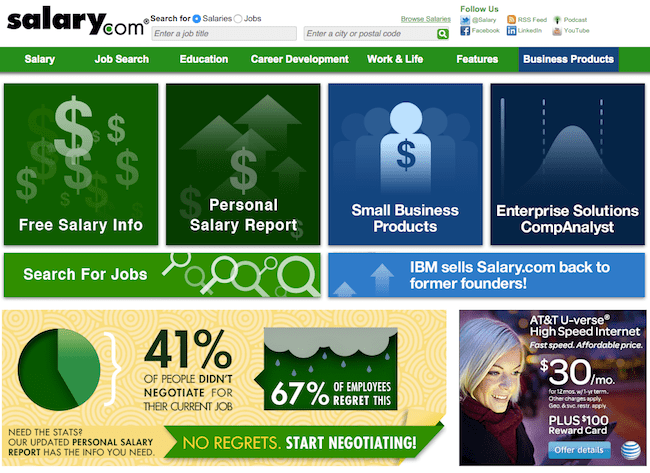 Salary.com Logo - Original Founders buy Salary.com back from IBM. MorganLinton.com