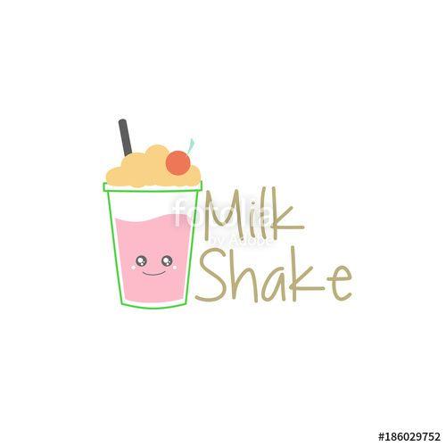 Milkshake Logo - Milkshake Logo Vector Art