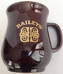 Bailey's Logo - BAILEYS BROWN COFFEE TEA COCOA MUG CUP GOLD CELTIC KNOT LOGO IRISH ...