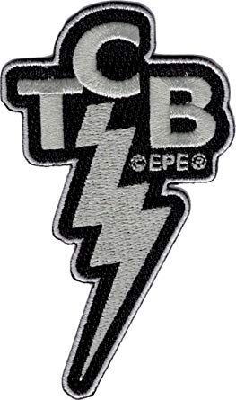 TCB Logo - Amazon.com: Elvis Presley TCB Logo Cut-Out Iron-On Patch [Black ...