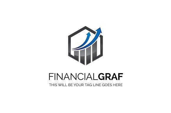 Graf Logo - Financial graf Logo Templates Creative Market
