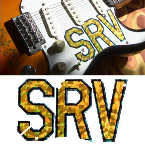 SRV Logo - Pickguard Sticker Decal for Stratocaster SRV Logo – Inlay Stickers ...