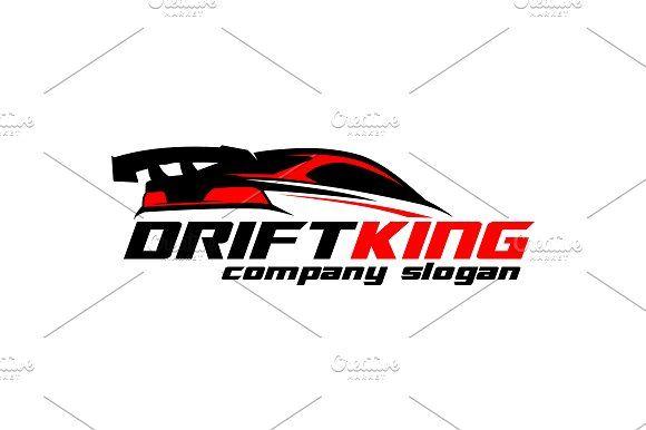 Drift Logo - Drift King Logo Template ~ Logo Templates ~ Creative Market