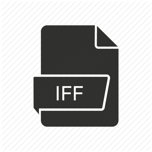 Iff Logo - Iff file icon, iff logo, interchange file format, music file icon